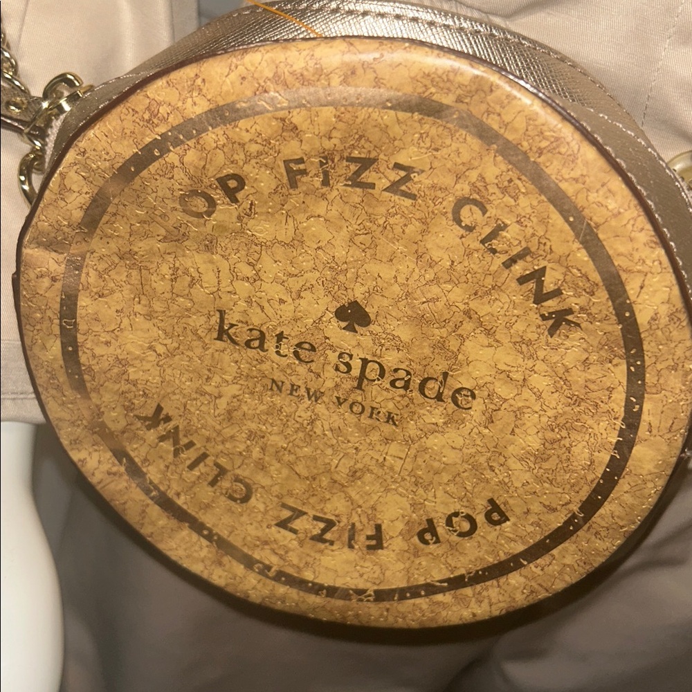 Kate Spade Tan and Gold Crossbody Bag - Picture 9 of 9